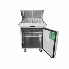 NEW 1 Door 28″ Refrigerated Mega Top Prep Table Cooler NSF Atosa MSF8305GR #2230