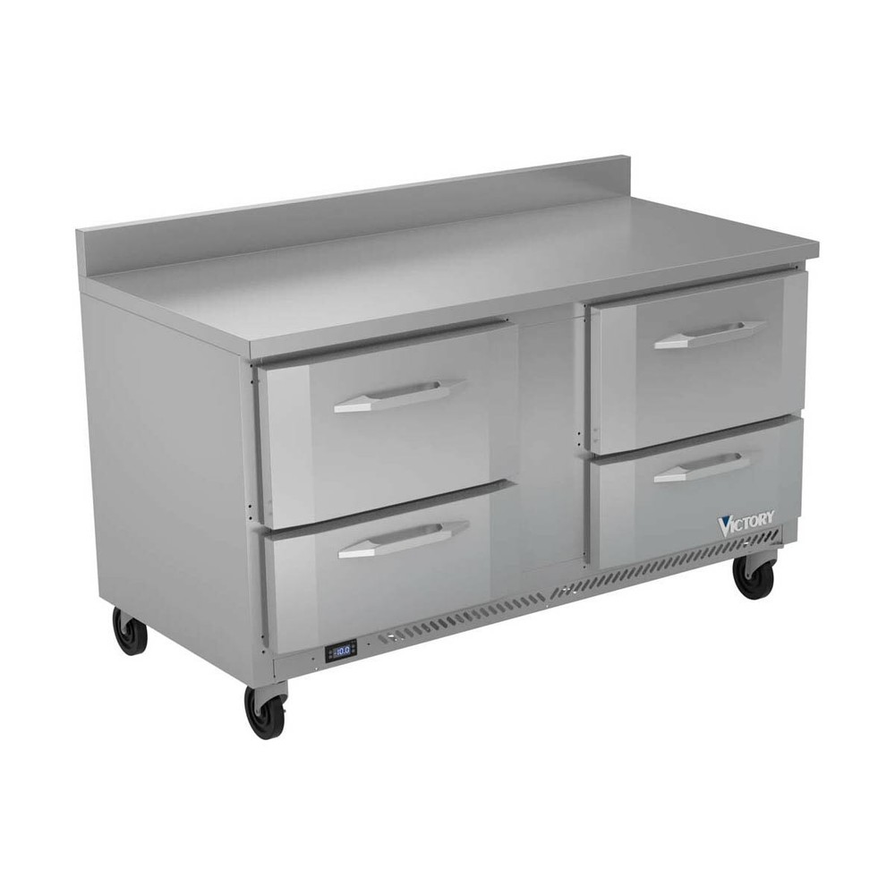 Victory VWFD60HC-4 60″ 2-Section Worktop Freezer w/ 4 Drawers, 14.36 cu. ft.