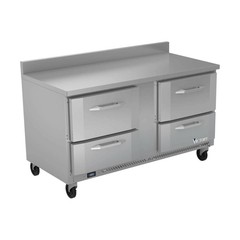 Victory VWFD60HC-4 60″ 2-Section Worktop Freezer w/ 4 Drawers, 14.36 cu. ft.