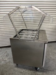 NEW 29″ Salsa Bar Mega Top Refrigerated Topping Station NSF Cooler Dukers 12 pan
