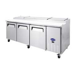 Polarman 93″ Pizza Prep Table with 3 Doors PLM-P93S