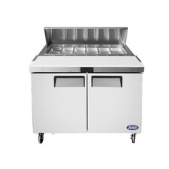 Atosa MSF8302GR 48″ Two Section Salad Sandwich Prep Table Refrigerator