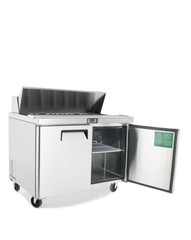 NEW 2 Door 48″ Refrigerated Prep Table Stainless Steel NSF Atosa MSF8302GR #2225