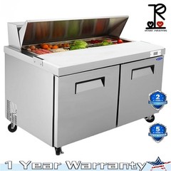 Orikool 60″ Commercial Refrigerators Sandwich & Salad Prep Table ETL Certified