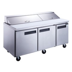 Dukers Appliance Co DSP72-20-S3, 72″ Sandwich Prep Table, FREE SHIPPING