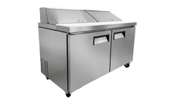 60″ Two Door Sandwich Salad Prep Table 16 Pan