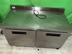 2023 Model Hoshizaki WF60B 60″ 2-Section Worktop Freezer w/ 2 Doors, 15cuft 2478