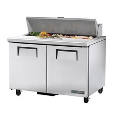True TSSU-48-12-HC Commercial Cold Food Prep Table with Hydrocarbon Refrigerant,