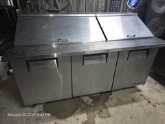 True 72″ commercial prep cooler