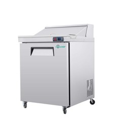Commercial 28” Refrigerated Salad Sandwich Prep Table Single Door 7.4 cu.ft.