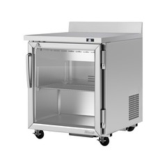 Turbo Air PWR-28-G-N 27″ 1-Section Worktop Refrigerator w/ 1 Glass Door, 6.8 …