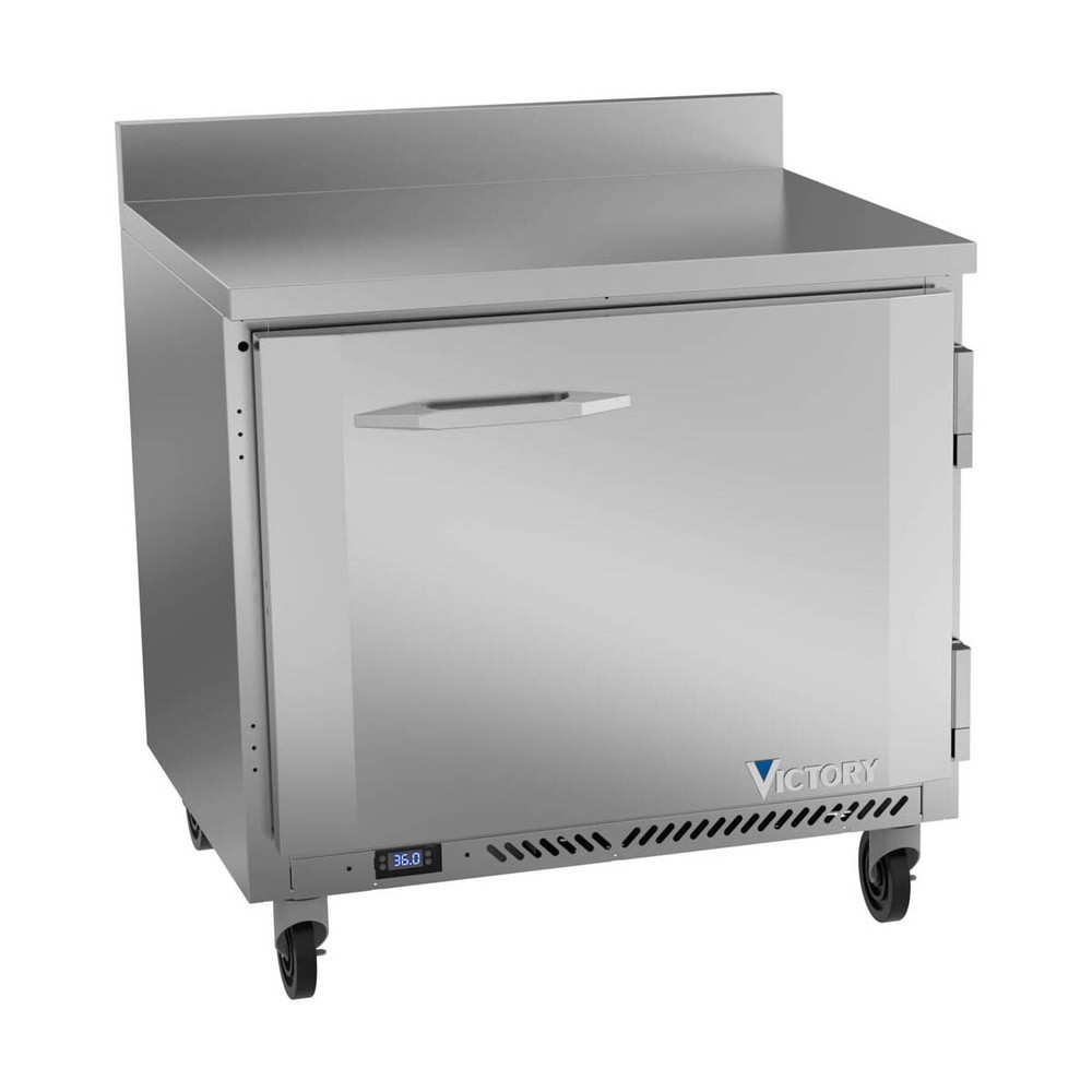 Victory VWR36HC 36″ One-Section Worktop Refrigerator w/ 1 Door, 8.5 cu. ft.