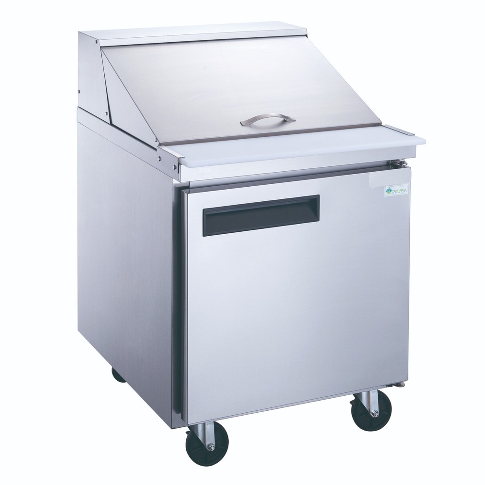 29″ Sandwich Prep Table Commercial 8 Pan Salad Food Refrigerator