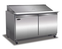 Serv-Ware SP60-24M-HC 60″ 2-Section Mega Sandwich/Salad Prep Table w/ 2 Doors…