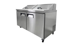 60″ Two Door Sandwich Salad Prep Table 16 Pan