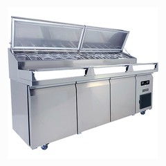 U-Line UCPT588-SS61A Sandwich / Salad Unit Refrigerated Counter