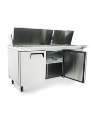 Atosa MSF8308GR, 72” Mega top Sandwich Prep. Table with 30 S/S Pans