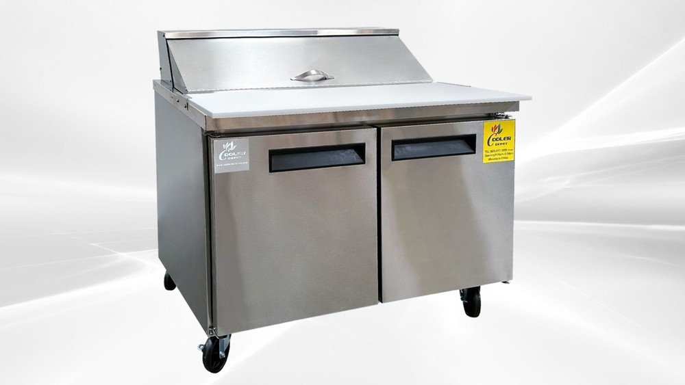 NEW 48″ Commercial Refrigerated Prep Table Sandwich Salad Pizza Cooler NSF ETL