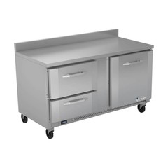 Victory VWFD60HC-2 60″ 2-Section Worktop Freezer w/ 1 Door, 2 Drawers, 14.36 …