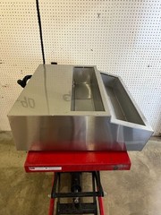 Used 27″ APW Wyott RTR-8 Countertop Refrigerated Prep Rail 8 Pan Capacity 120V