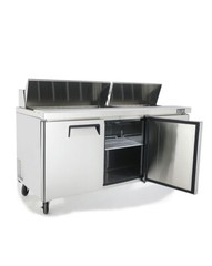 Atosa MSF8304GR 72″ Three Section Salad Sandwich Prep Table Refrigerator