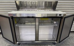 NEW 48″ Refrigerated Sandwich Food Prep Table GenKraft GTSSP48 NSF Cooler #3705
