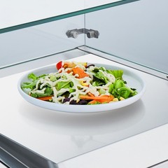 Uimoso Countertop Refrigerated Salad and Pizza Prep Station withGuard, 135 W ETL