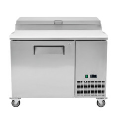 NSF 44″ W Sandwich/Salad Prep Table Cooler 6 Pan Pizza Cooler