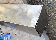 48” used 2 Door Commercial Refrigerated Sandwich Prep Table Works need Repairs