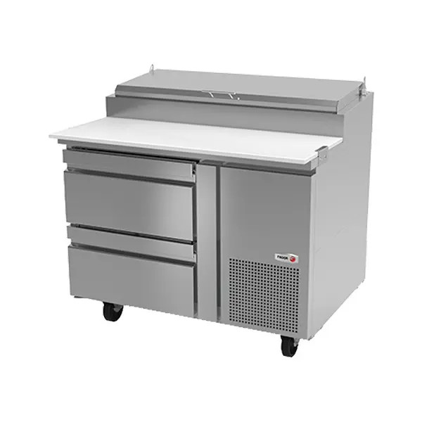 Fagor Refrigeration FPT-46-D2 46″ Refrigerated Pizza Prep Table With Two Drawers