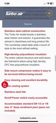 Turbo Air CTST-1800-13-N 70″ E-Line Countertop Salad Table, 8 Pan Capacity