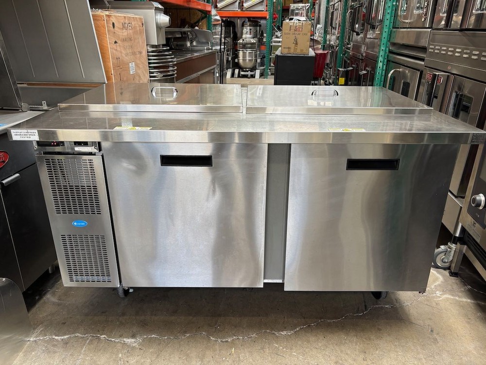60″ Mega Top Refrigerated Sandwich Topping Prep Station Randell 9040K-513 NSF