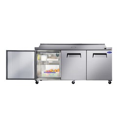 72″ 3 Doors Commercial Refrigerators Sandwich & Salad Prep Table 22Cu.Ft 33~40℉