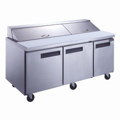 Dukers Appliance Co DSP72-20-S3 72″ Sandwich / Salad Unit Refrigerated Counter