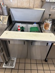 Refrigerated Prep Table True TSSU3612B