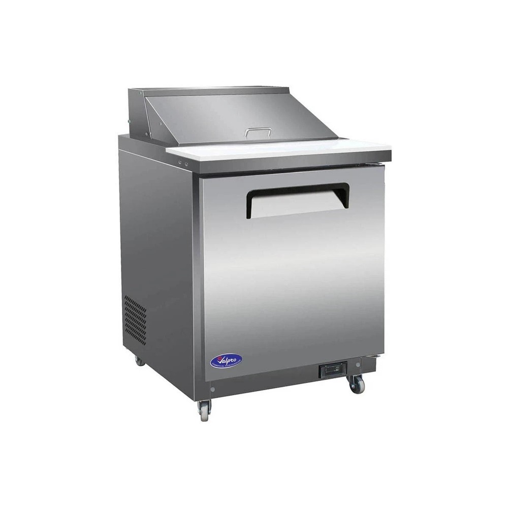 Valpro VP29S 28″ One Section Sandwich/Salad Prep Refrigerator, 1 Solid Door
