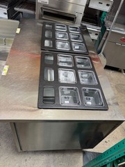 60″ Mega Top Refrigerated Sandwich Topping Prep Station Randell 9040K-513 NSF