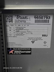 True 72″ commercial prep cooler