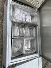 VEVOR Refrigerated Condiment Countertop Sandwich Prep Station Table E40TW-G