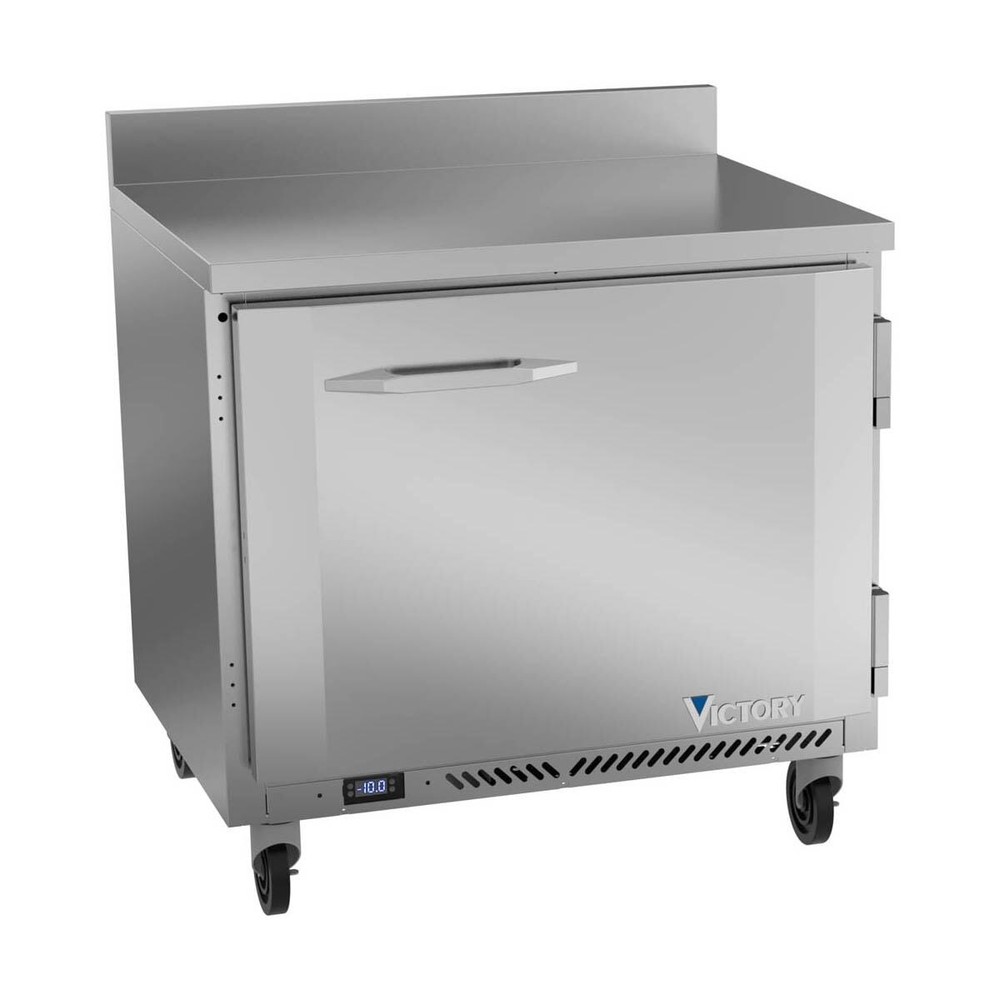 Victory VWF36HC 36″ 1-Section Worktop Freezer w/ 1 Slef-Closing Door, 8.69 cu…