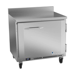 Victory VWF36HC 36″ 1-Section Worktop Freezer w/ 1 Slef-Closing Door, 8.69 cu…