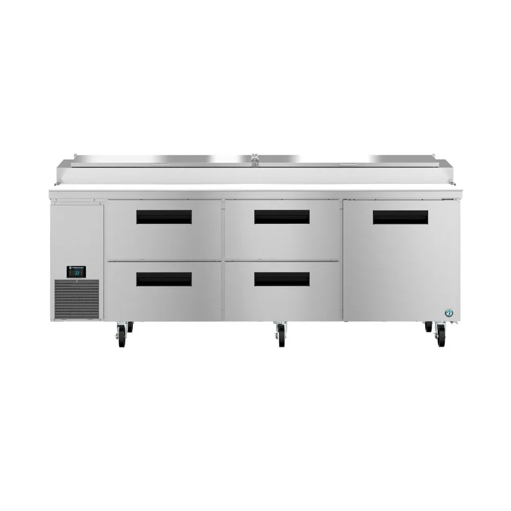 Hoshizaki PR93B-D4 93″ Steelheart Pizza Prep Table w/ Refrigerated Base, 115v