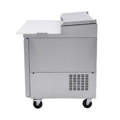 NSF 44″ W Sandwich/Salad Prep Table Cooler 6 Pan Pizza Cooler