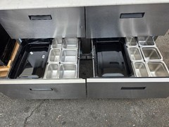 Delfield D4460N-30M 60″ 4 Drawer Mega Top Refrigerated Sandwich Prep Table 24pan