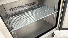 29″ W Refrigerated Single Door Mega Top Sandwich/Salad Prep Table Cooler 12 Pan