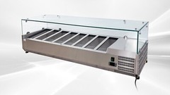 60″ Countertop Refrigerated Prep Cooler Table Stainless Steel Sandwich NSF