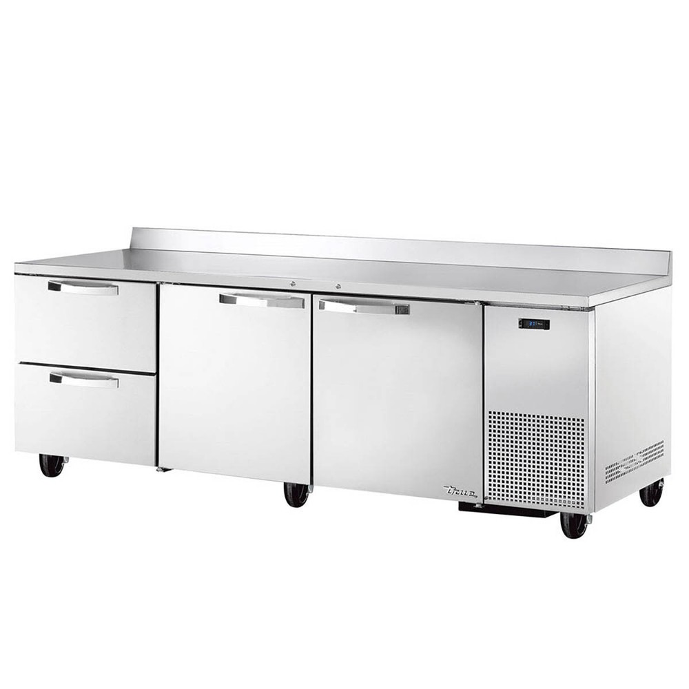 True TWT-93D-2-HC~SPEC3 93″ 2 Door & 2 Drawered Deep Worktop Refrigerator, 31…