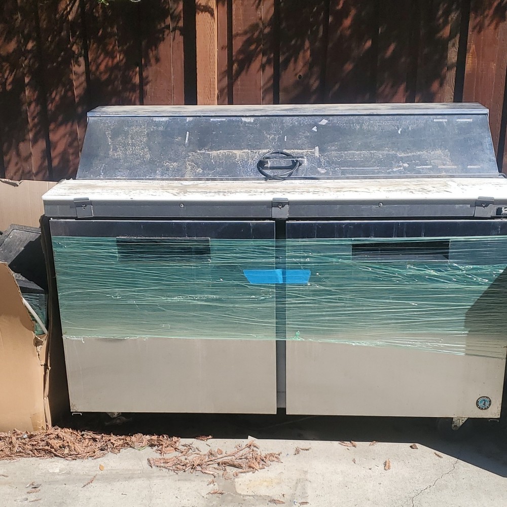 True Commercial Refrigerated Prep Table Stainless Steel 2 Door
