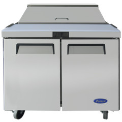 NEW 2 Door 36″ Refrigerated Sandwich Prep Table Cooler NSF Atosa MSF3610GR #5495