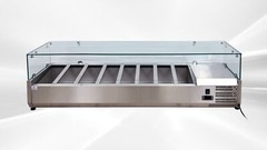60″ Countertop Refrigerated Prep Cooler Table Stainless Steel Sandwich NSF